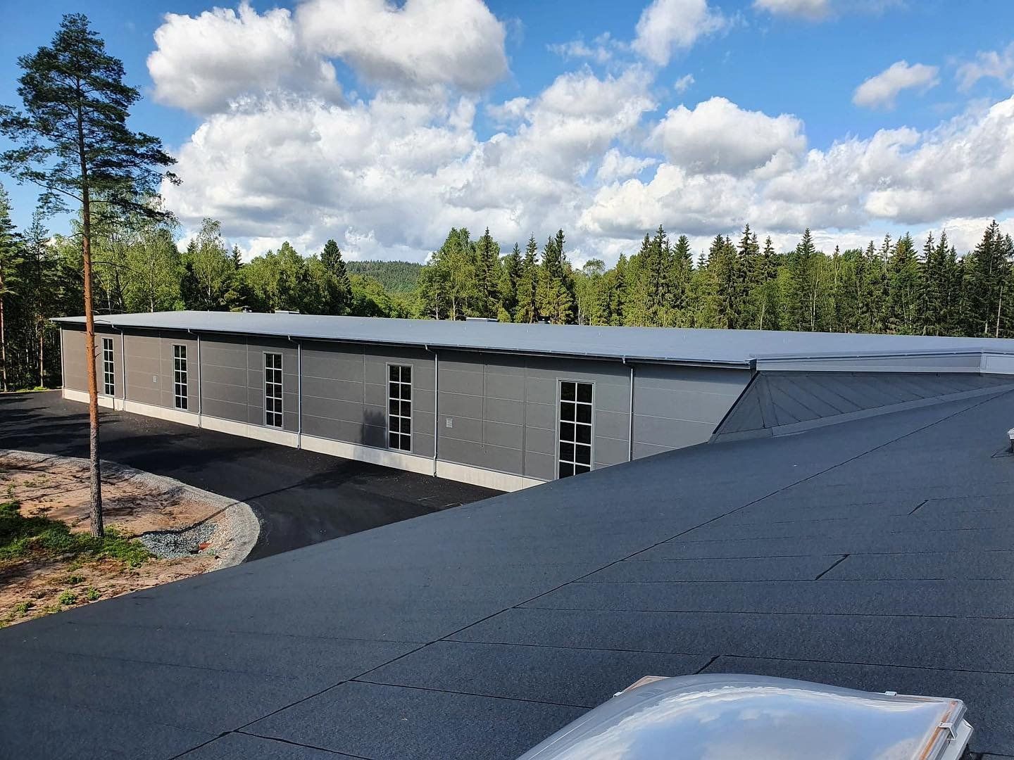 Tillbyggnad industri Hillerstorp, tillbyggnad i Hillerstorp byggd av Ågårds Bygg