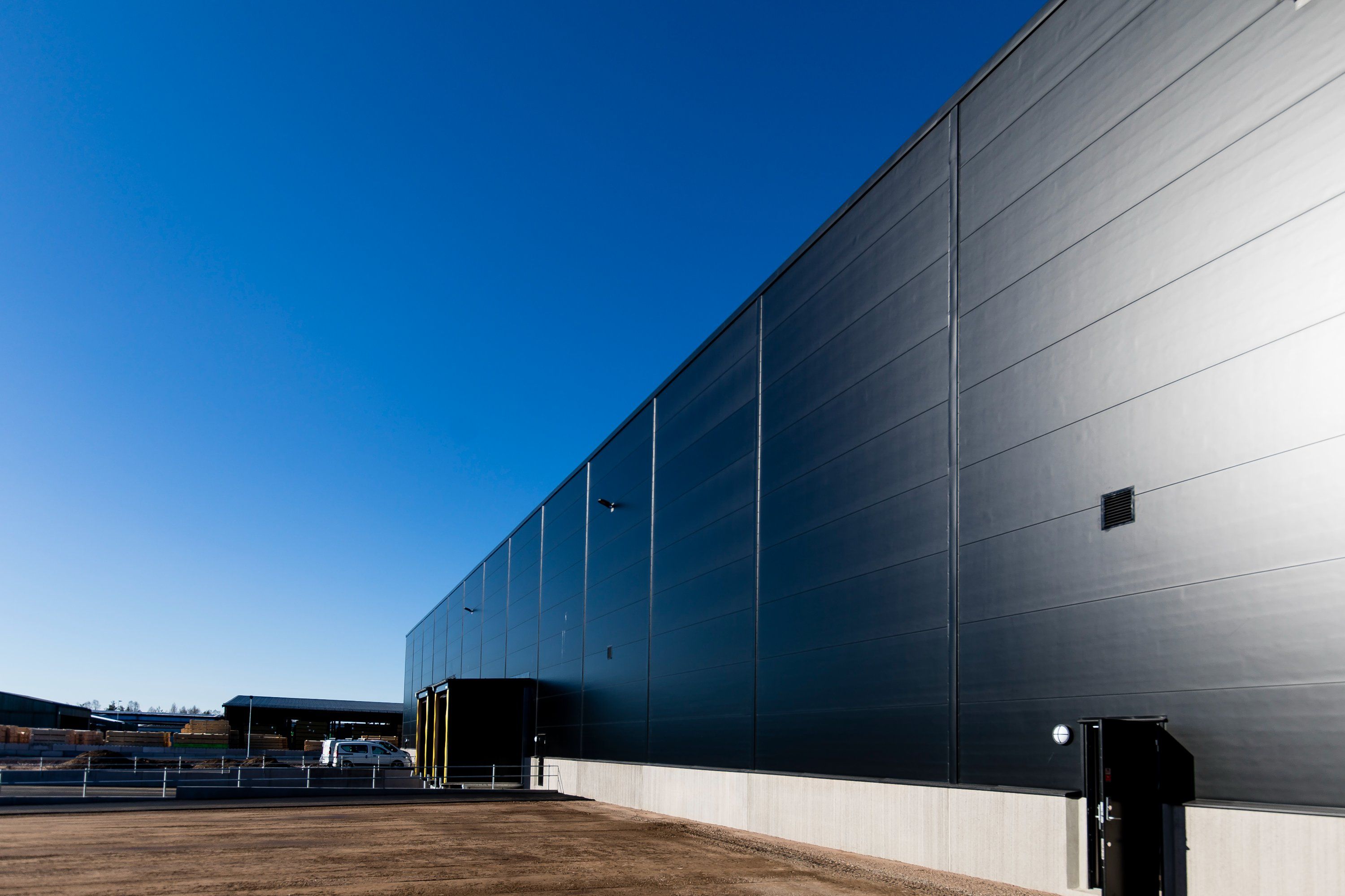Logistikcenter VLP Jönköping, stomkomplettering i Jönköping byggd av Ågårds Bygg